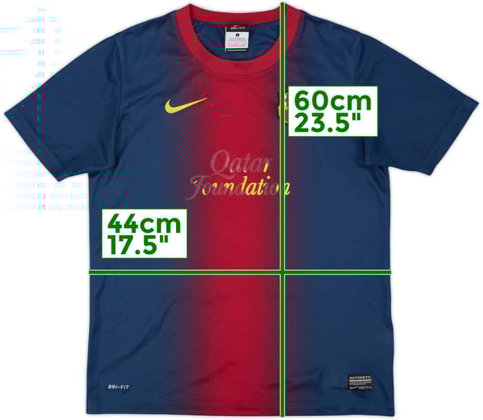 2012-13 Barcelona Basic Home Shirt - 4/10 - (L.Boys)
