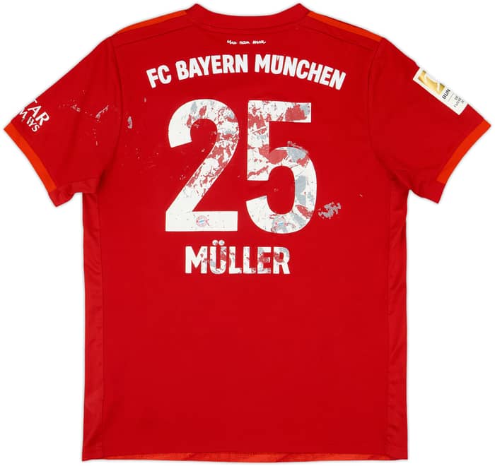 2019-20 Bayern Munich Home Shirt Muller #25 - 4/10 - (L)