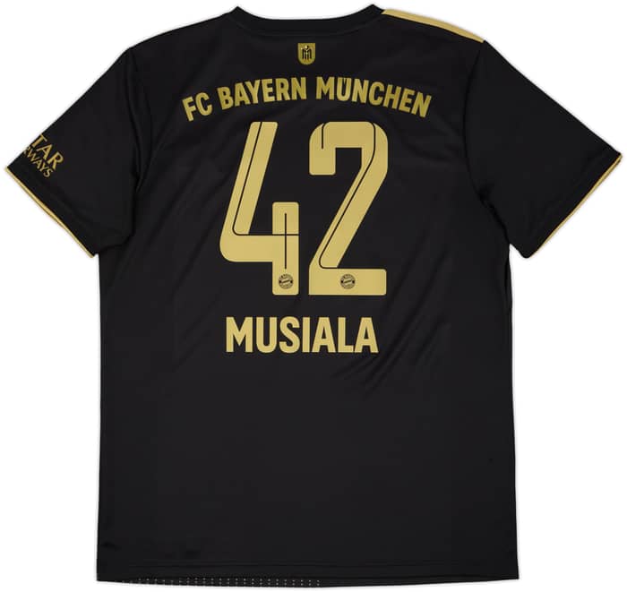 2021-22 Bayern Munich Away Shirt Musiala #42 - 8/10 - (L)