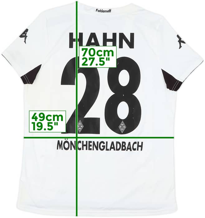 2014-15 Borussia Monchengladbach Home Shirt Hahn #28 - 7/10 - (Women's L)