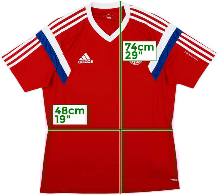 2014-15 Bayern Munich adidas Training Shirt - 8/10 - (L)