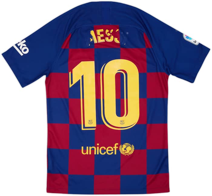 2019-20 Barcelona Home Shirt Messi #10 - 4/10 - (S)