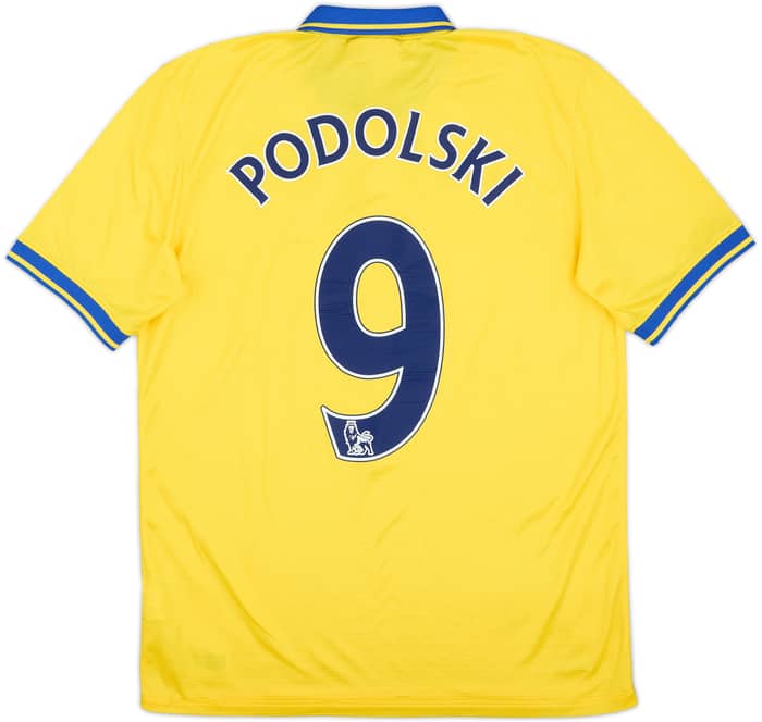 2013-14 Arsenal Away Shirt Podolski #9 - 6/10 - (M)