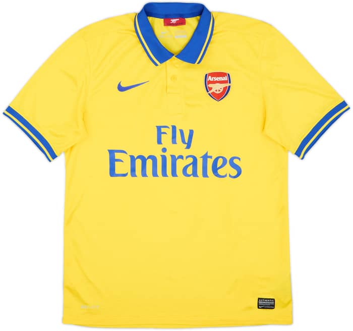 2013-14 Arsenal Away Shirt Podolski #9 - 6/10 - (M)