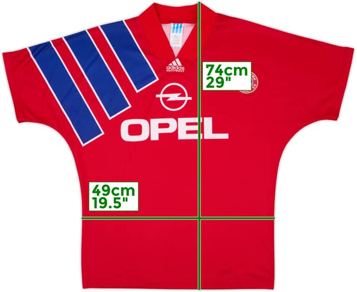 1991-93 Bayern Munich Home Shirt - 8/10 - (M)