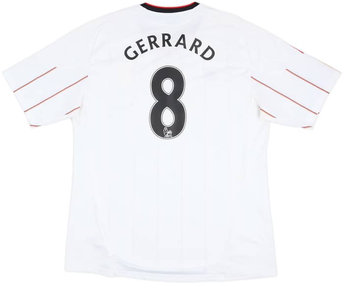 2010-11 Liverpool Camiseta Visitante Gerrard #8 - 4/10 - (XXL)