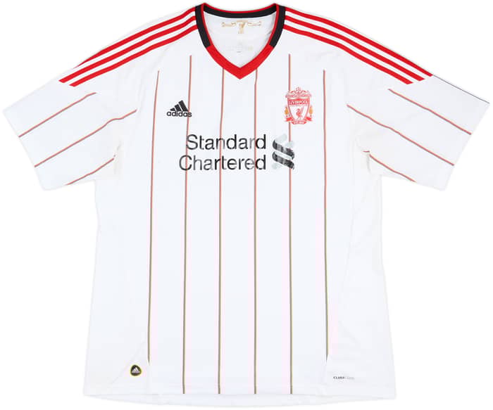 2010-11 Liverpool Camiseta Visitante Gerrard #8 - 4/10 - (XXL)