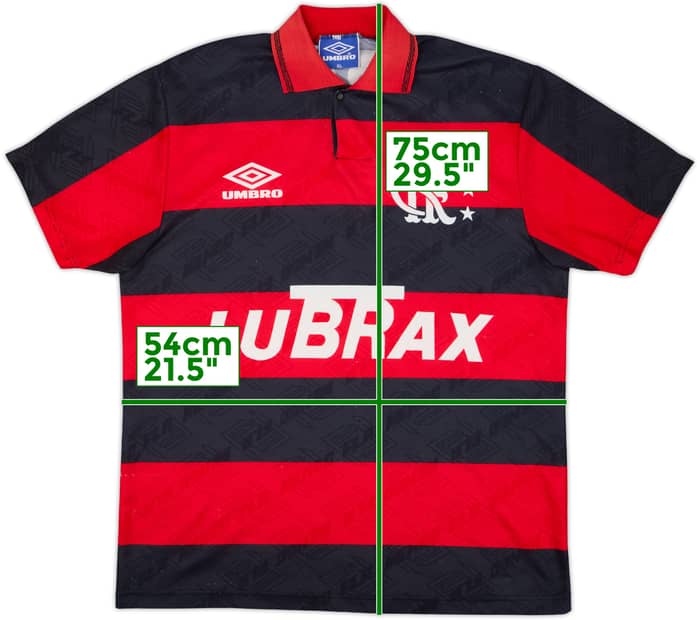1992-93 Flamengo Home Shirt - 5/10 - (XL)