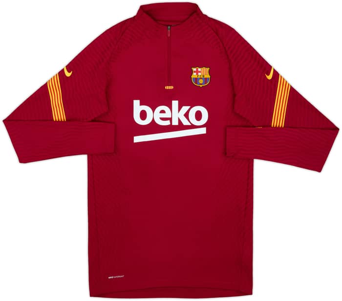 2020-21 Barcelona Nike Vaporknit 1/4 Zip Training Top - 7/10 - (S)