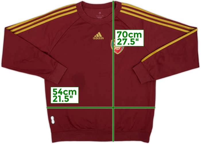 2021-22 Arsenal adidas Teamgeist Sweat Top - 5/10 - (S)