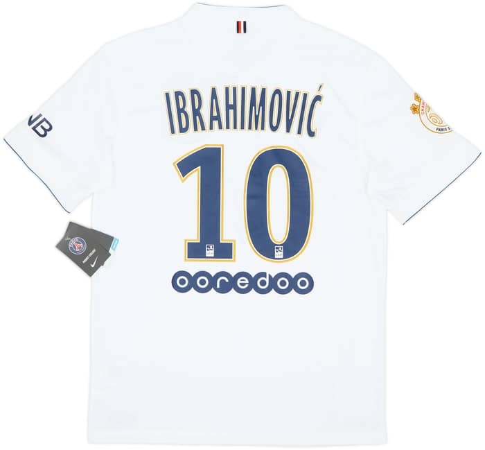 2014-15 Paris Saint-Germain Away Shirt Ibrahimovic #10 (M)