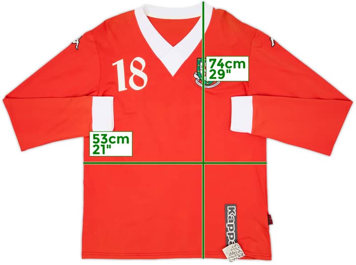 2006-07 Wales Home L/S Shirt #18 (XXL)