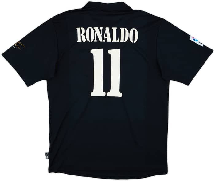 2001 Real Madrid Away Shirt Ronaldo #11 - 7/10 - (L)