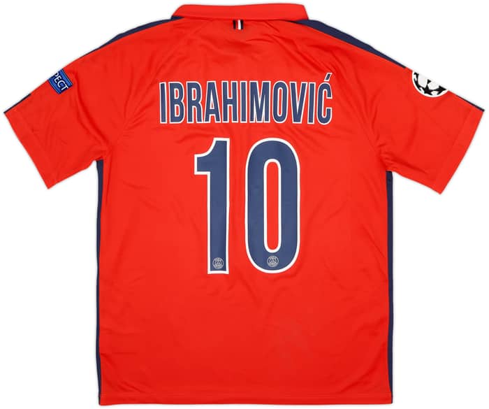2014-15 Paris Saint-Germain Tercera Camiseta Ibrahimovic #10 (L)