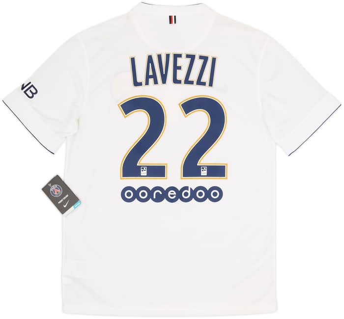2014-15 Paris Saint-Germain Away Shirt Lavezzi #22 (M)