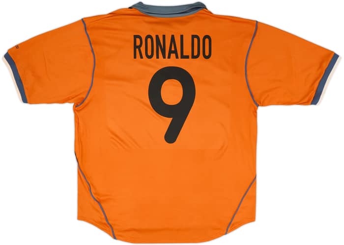 2000-01 Inter Milan Third Shirt Ronaldo #9 - 8/10 - (XL)