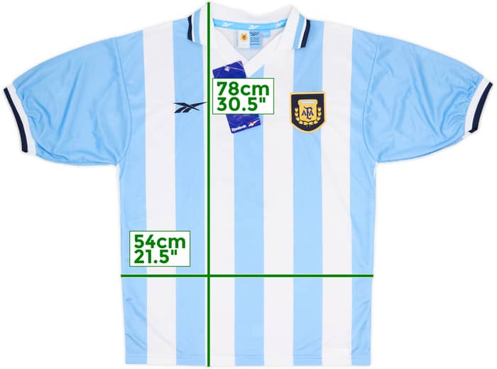 1999-00 Argentina Home Shirt #9 (M)
