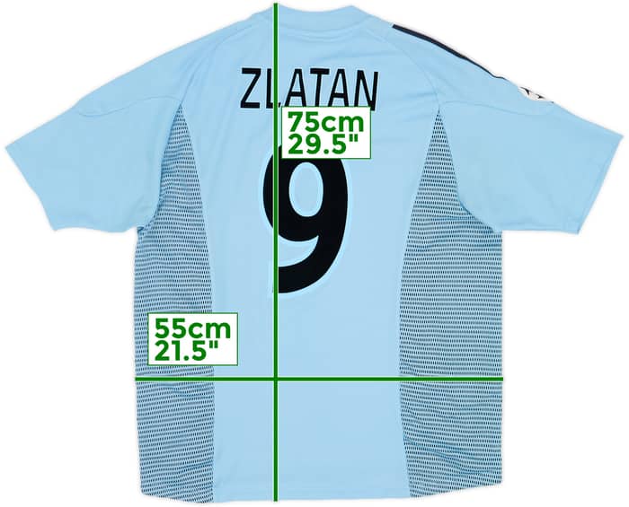 2002-03 Ajax Away Shirt Zlatan #9 - 9/10 - (L)