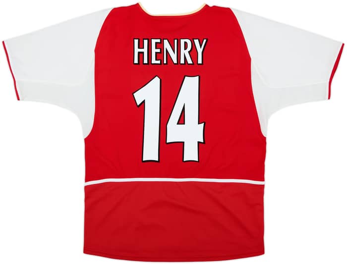 2002-04 Arsenal Home Shirt Henry #14 - 7/10 - (M)