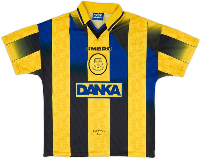 1996-98 Everton Away Shirt Ferguson #9 - 7/10 - (M)