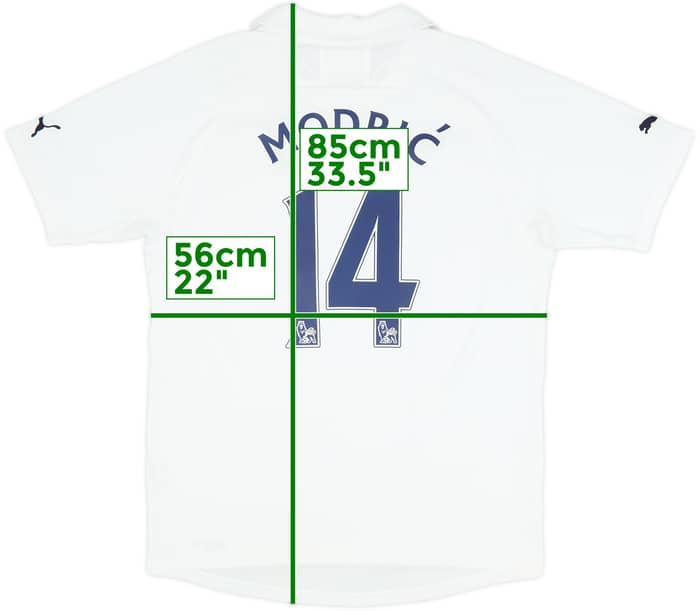 Camiseta de local del Tottenham 2011-12 Modric #14 - 9/10 - (L)