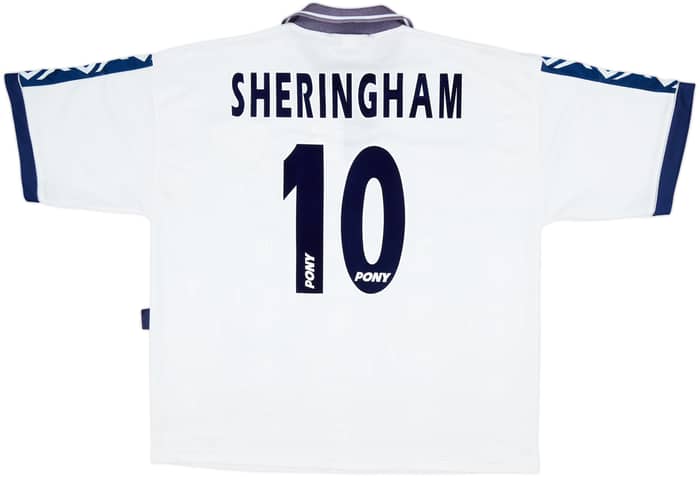 1995-97 Tottenham Home Shirt Sheringham #10 - 6/10 - (XL)
