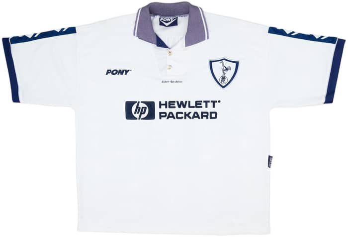 1995-97 Tottenham Home Shirt Sheringham #10 - 6/10 - (XL)