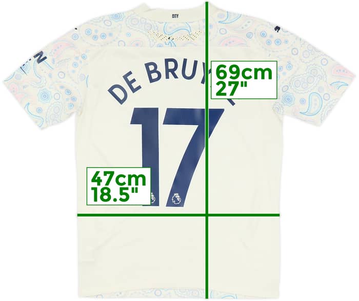 2020-21 Manchester City Authentic Third Shirt De Bruyne #17 - 6/10 - (S)