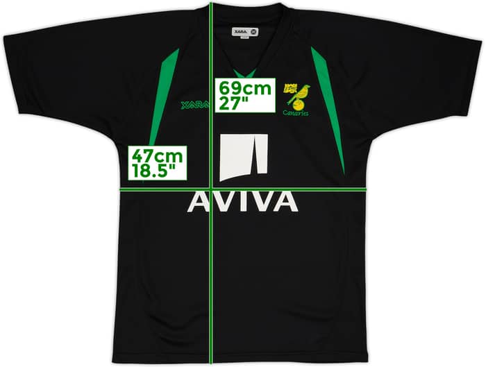 2008-09 Norwich Xara Training Shirt - 8/10 - (S)