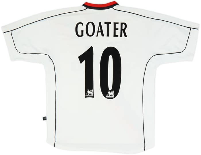 2002-03 Manchester City Away Shirt Goater #10 - 7/10 - (M)