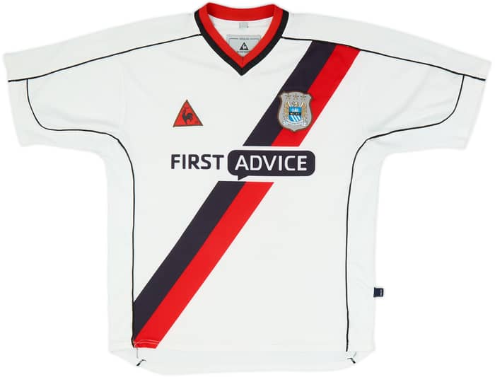 2002-03 Manchester City Away Shirt Goater #10 - 7/10 - (M)