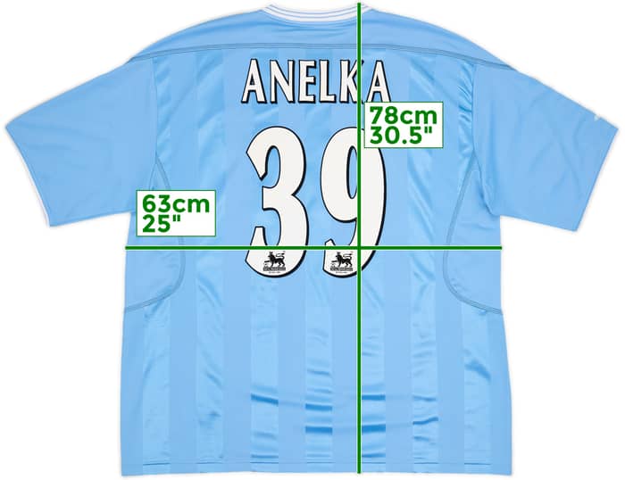 2003-04 Manchester City Home Shirt Anelka #39 - 8/10 - (XXL)