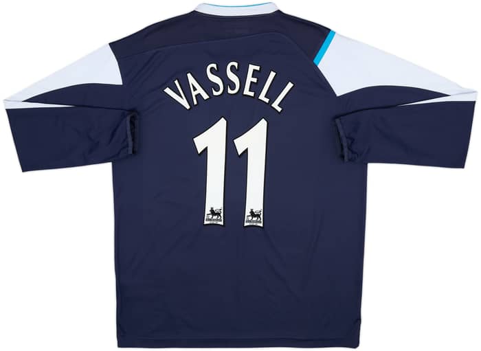 2005-06 Manchester City Away L/S Shirt Vassell #11 - 8/10 - (L)