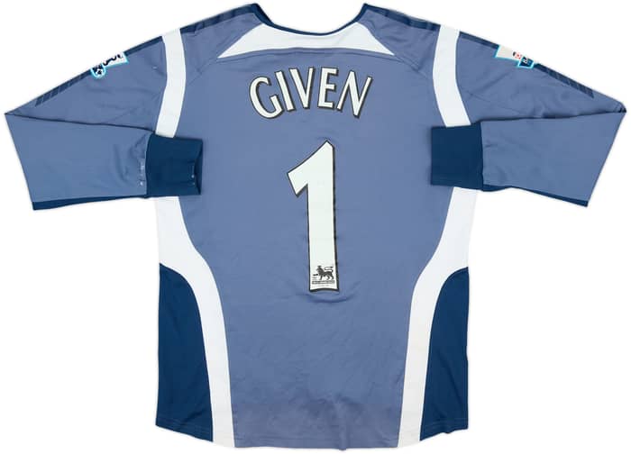 2005-06 Newcastle GK Shirt Given #1 - 6/10 - (L.Boys)