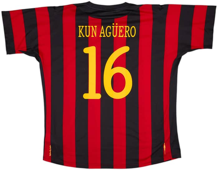 2011-12 Manchester City Away Shirt Kun Aguero #16 - 6/10 - (XXL)
