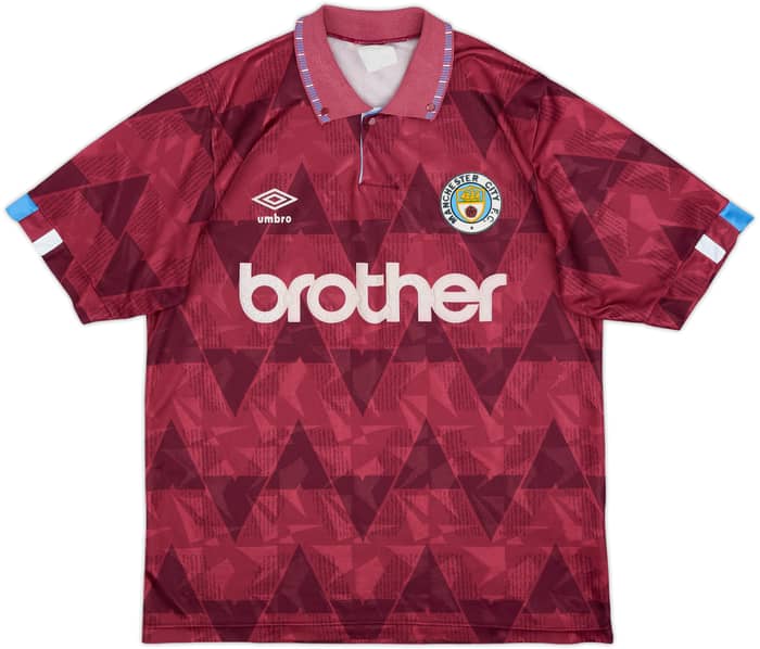 1990-92 Manchester City Away Shirt - 6/10 - (M)