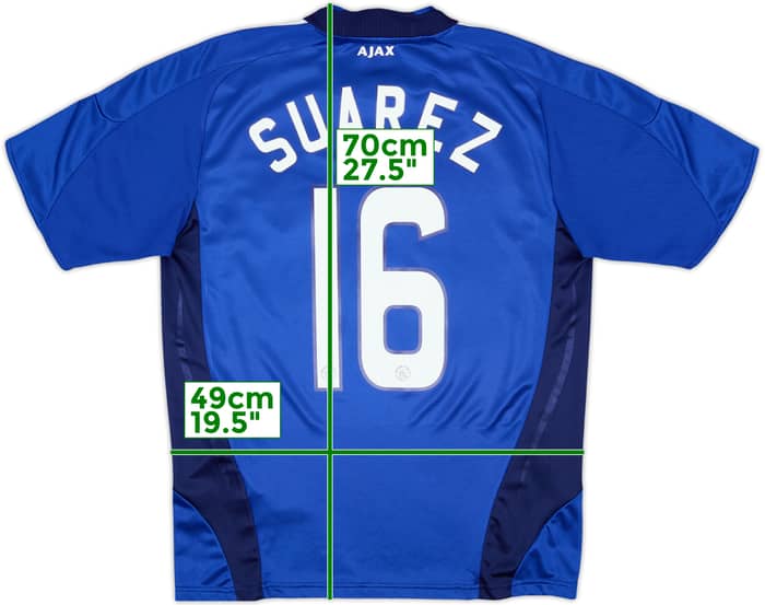 2008-09 Ajax Away Shirt Suarez #16 - 6/10 - (M)