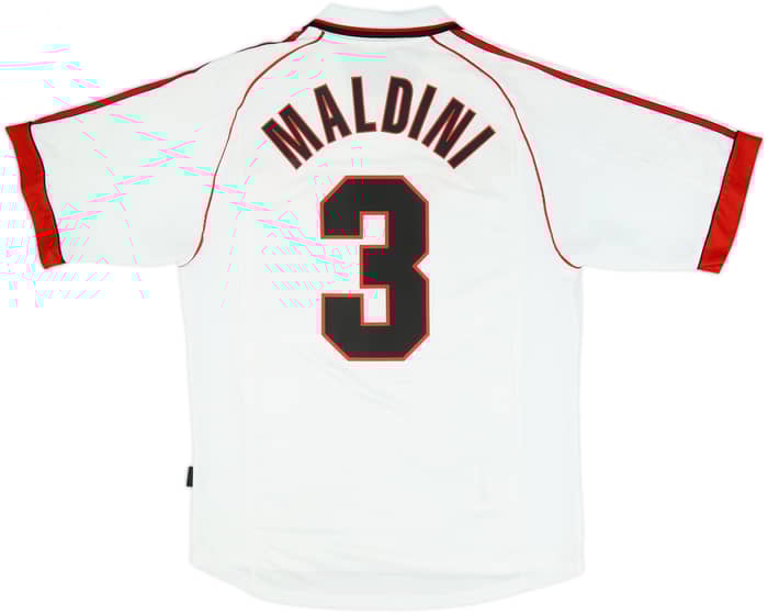 1998-99 AC Milan Away Shirt Maldini #3 - 5/10 - (M)