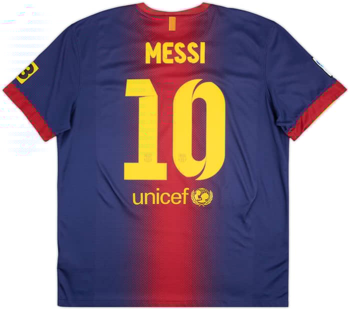 2012-13 Barcelona Home Shirt Messi #10 - 6/10 - (XL)
