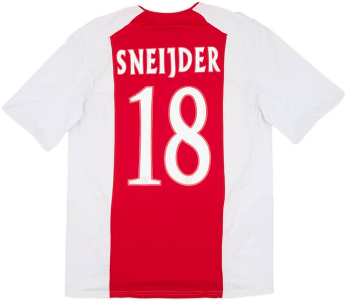 Camiseta de local del Ajax 2005-06 Sneijder #18 - 8/10 - (M)