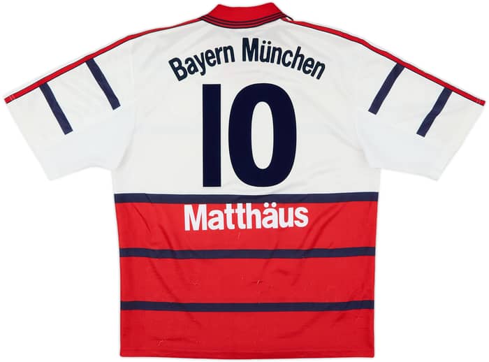 1998-00 Bayern Munich Away Shirt Matthaus #10 - 8/10 - (M)