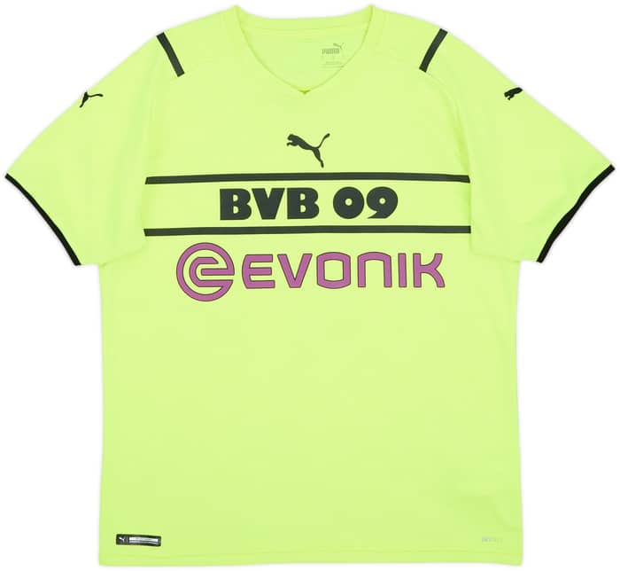 2021-22 Borussia Dortmund European Home Shirt Haaland #9 - 8/10 - (L)