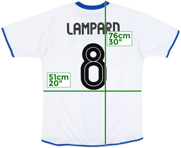 2003-05 Chelsea Away Shirt Lampard #8 - 7/10 - (M)
