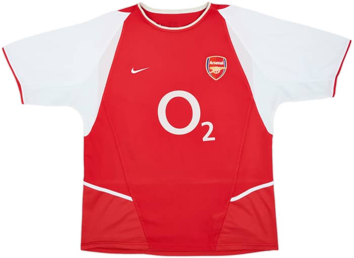 2002-04 Arsenal Home Shirt Bergkamp #10 - 8/10 - (L)