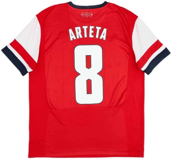 2012-14 Arsenal Home Shirt Arteta #8 - 7/10 - (L)