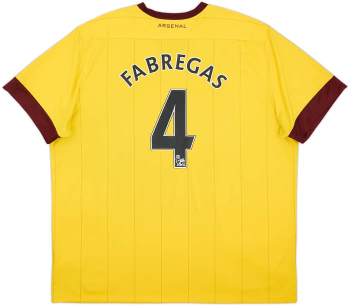 2010-13 Arsenal Away Shirt Fabregas #4 - 8/10 - (3XL)