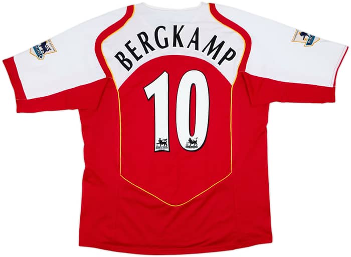 2004-05 Arsenal Home Shirt Bergkamp #10 - 7/10 - (XL)