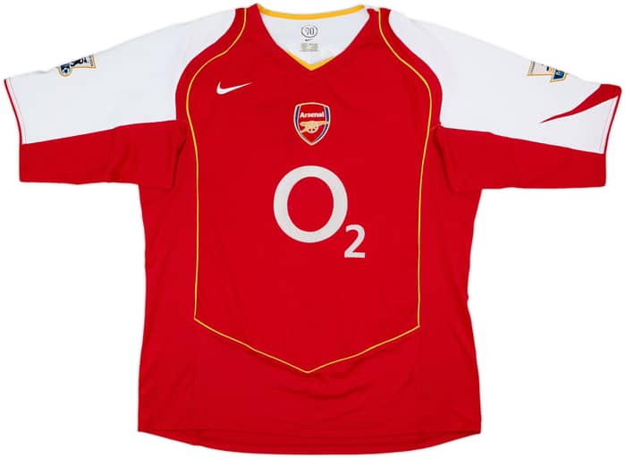 2004-05 Arsenal Home Shirt Bergkamp #10 - 7/10 - (XL)