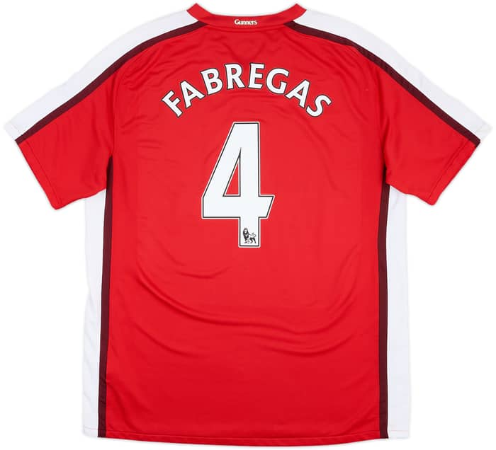 2008-10 Arsenal Home Shirt Fabregas #4 - 8/10 - (XL)
