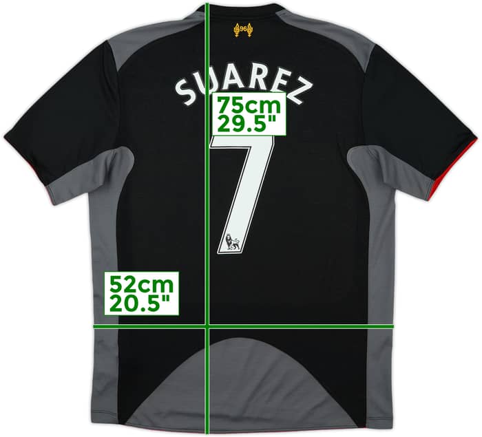 2012-13 Liverpool Away Shirt Suarez #7 - 6/10 - (L)